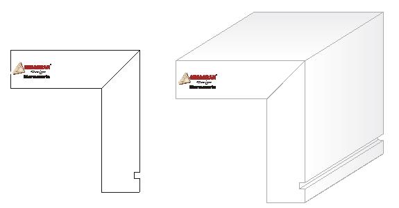 ML047-1 – Moldura Saia com Esquadria e Friso