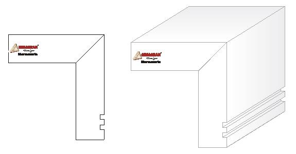 ML047-2 – Moldura Saia com Esquadria e Friso