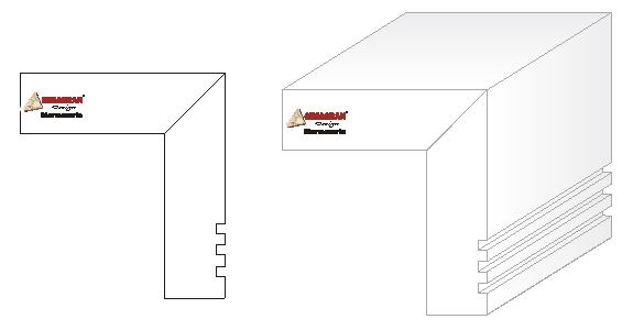 ML047-3 – Moldura Saia com Esquadria e Friso